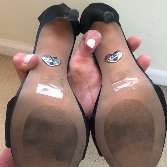 Betsy Johnson Satin Embellishment High Heel Sandal - Picture 6 of 7